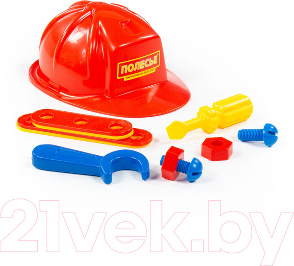 Изображение товара Набор инструментов игрушечный Полесье Механик / 43160 (в сеточке)