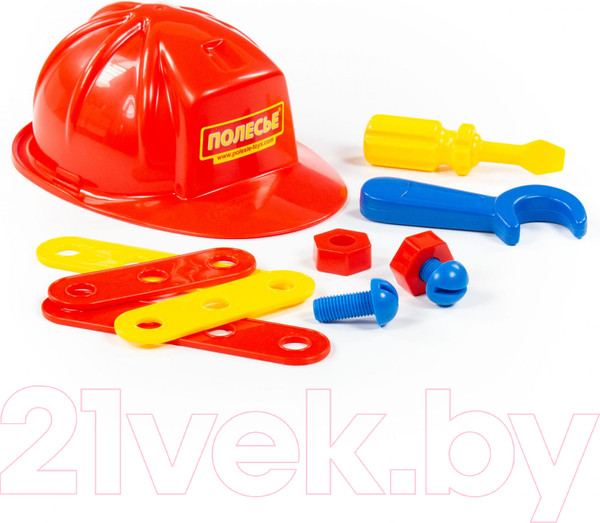 Изображение товара Набор инструментов игрушечный Полесье Механик / 43160 (в сеточке)