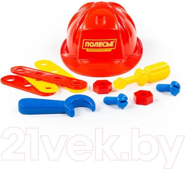 Изображение товара Набор инструментов игрушечный Полесье Механик / 43160 (в сеточке)