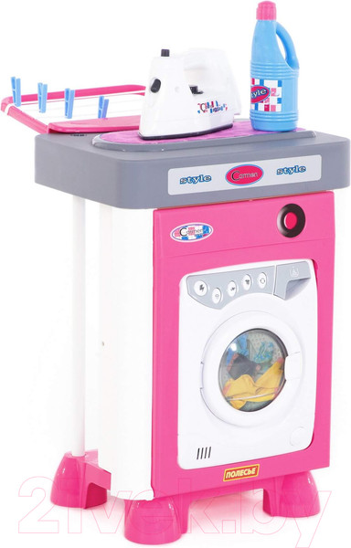 Изображение товара Комплект бытовой техники игрушечный Полесье Carmen №2 со стиральной машиной / 57907 (в коробке)