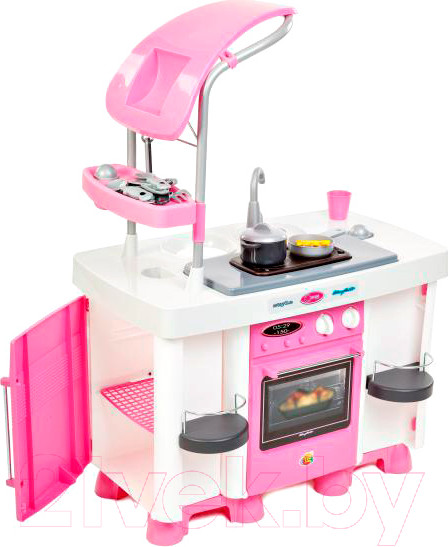 Изображение товара Детская кухня Полесье Carmen №7 с посудомоечной машиной и варочной панелью / 47991 (в пакете)