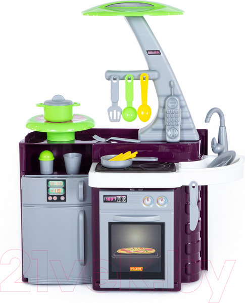 Изображение товара Детская кухня Полесье Laura с варочной панелью / 56320 (в коробке)