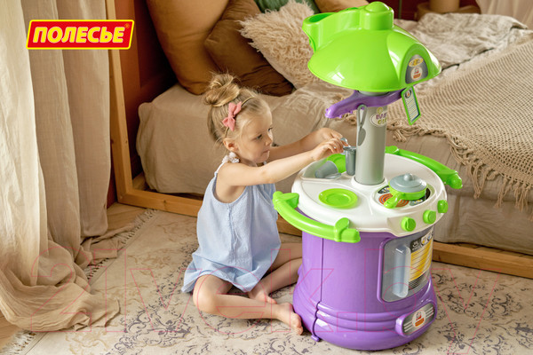 Изображение товара Детская кухня Полесье Baby Glo №2 / 57037 (в пакете)