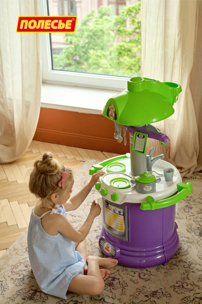 Изображение товара Детская кухня Полесье Baby Glo №2 / 57037 (в пакете)