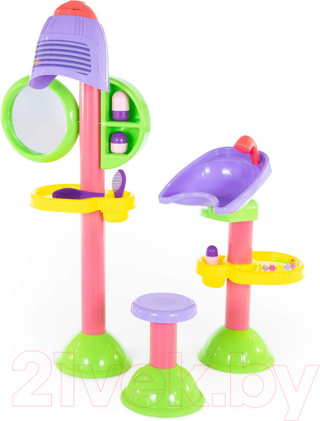 Изображение товара Набор аксессуаров для девочек Полесье Парикмахерская Злата / 52759 (в пакете)