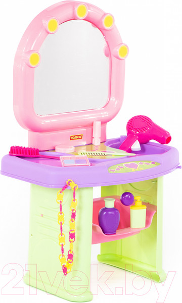 Изображение товара Туалетный столик игрушечный Полесье Салон красоты / 58799 (в коробке)