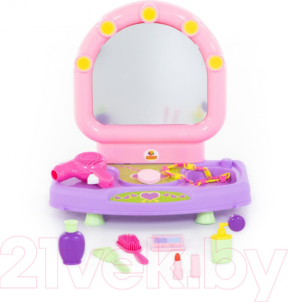 Изображение товара Туалетный столик игрушечный Полесье Салон красоты Милена / 58805 (в коробке)
