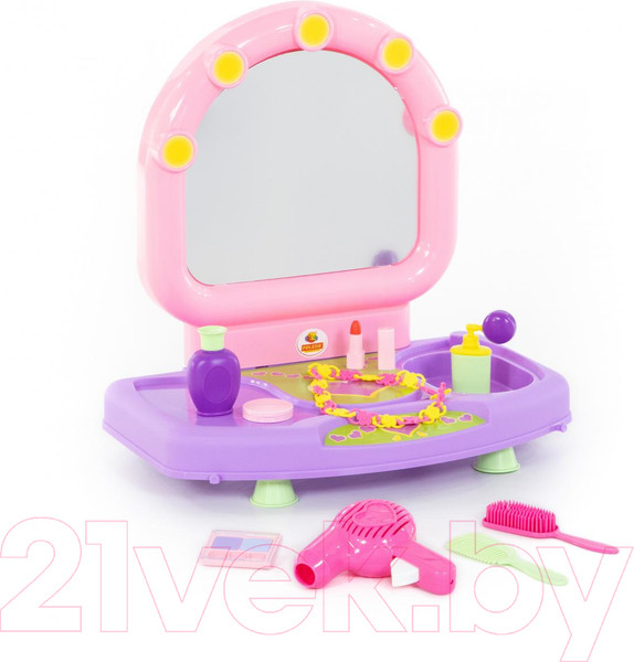 Изображение товара Туалетный столик игрушечный Полесье Салон красоты Милена / 58805 (в коробке)