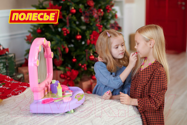 Изображение товара Туалетный столик игрушечный Полесье Салон красоты Милена / 58805 (в коробке)