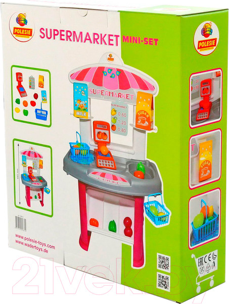 Изображение товара Магазин игрушечный Полесье Супермаркет / 58614 (в коробке)