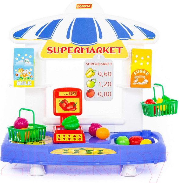 Изображение товара Магазин игрушечный Полесье Супермаркет Алеся / 53411 (в пакете)