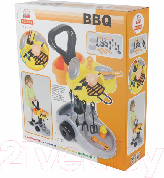 Изображение товара Гриль игрушечный Полесье Барбекю / 36605 (в коробке)