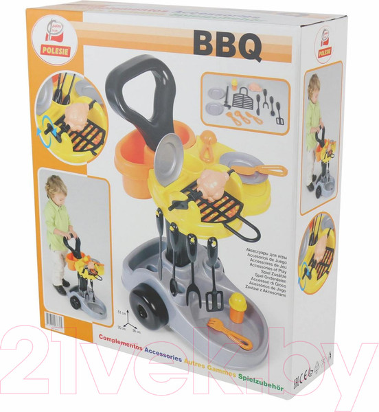 Изображение товара Гриль игрушечный Полесье Барбекю / 36605 (в коробке)