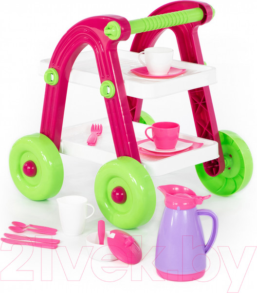 Изображение товара Сервировочный столик игрушечный Полесье Stars Chef / 44655 (в пакете)