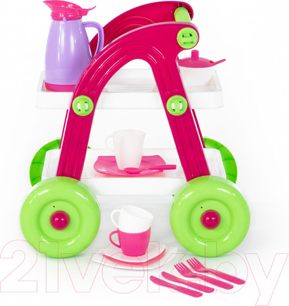 Изображение товара Сервировочный столик игрушечный Полесье Stars Chef / 44655 (в пакете)