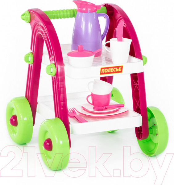 Изображение товара Сервировочный столик игрушечный Полесье Stars Chef / 44655 (в пакете)