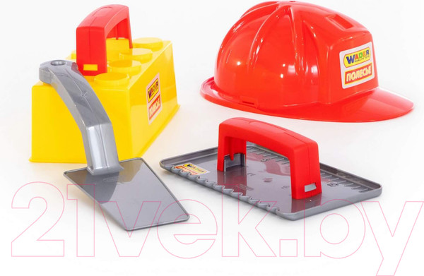 Изображение товара Набор инструментов игрушечный Полесье Набор каменщика Construct №3 / 50519
