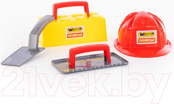 Изображение товара Набор инструментов игрушечный Полесье Набор каменщика Construct №3 / 50519
