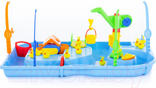 Изображение товара Развивающий игровой набор Полесье Поймай уточку / 40558