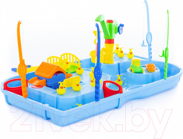 Изображение товара Развивающий игровой набор Полесье Поймай уточку / 40558