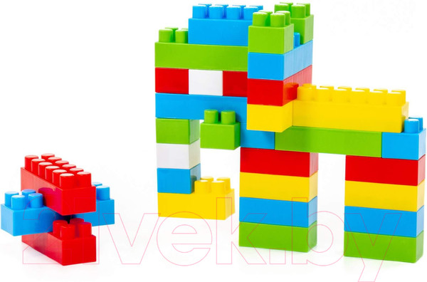 Изображение товара Конструктор Полесье Мини / 0323 (32эл, в пакете)