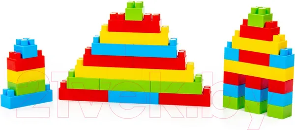 Изображение товара Конструктор Полесье Гигант / 3314 (100эл, в рюкзаке)