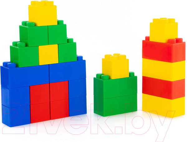 Изображение товара Конструктор Полесье Строительный XXL / 37503 (24эл)