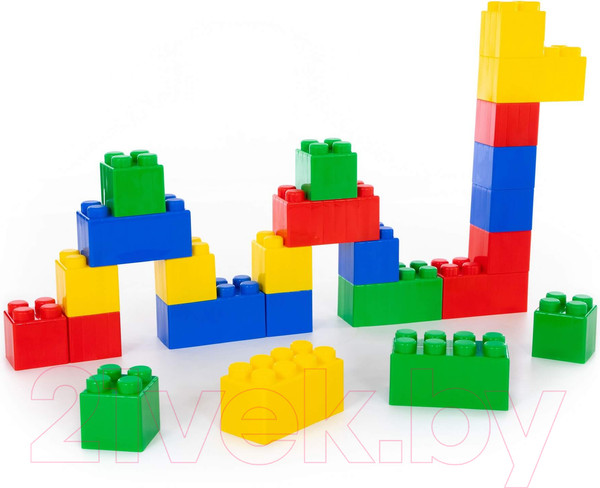 Изображение товара Конструктор Полесье Строительный XXL / 37503 (24эл)