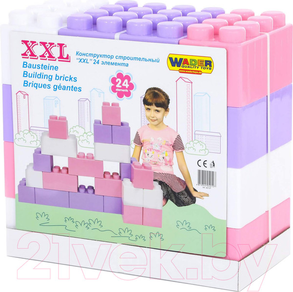 Изображение товара Конструктор Полесье Строительный XXL / 40107 (24эл)
