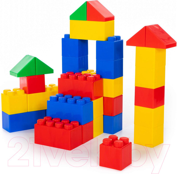 Изображение товара Конструктор Полесье Строительный XXL / 37527 (36эл)