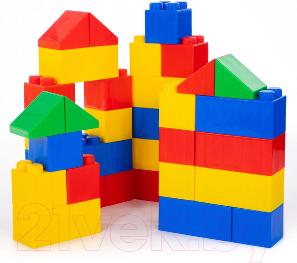 Изображение товара Конструктор Полесье Строительный XXL / 37527 (36эл)