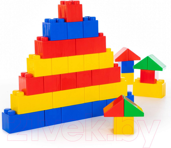 Изображение товара Конструктор Полесье Строительный XXL / 37527 (36эл)