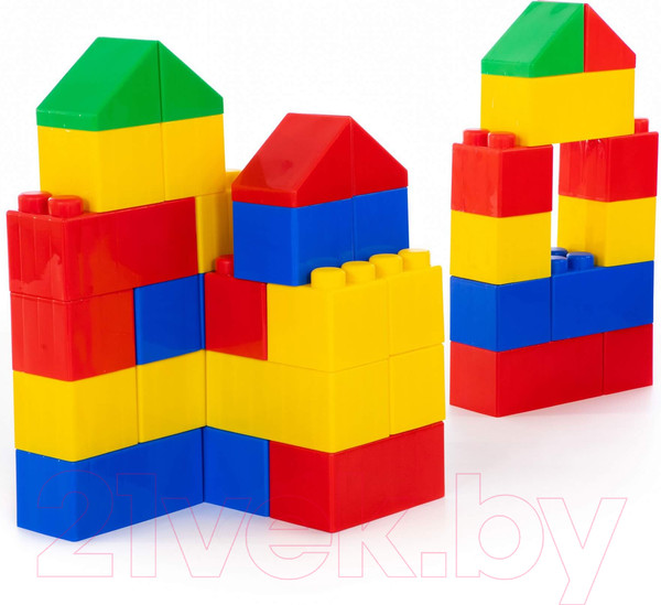 Изображение товара Конструктор Полесье Строительный XXL / 37527 (36эл)