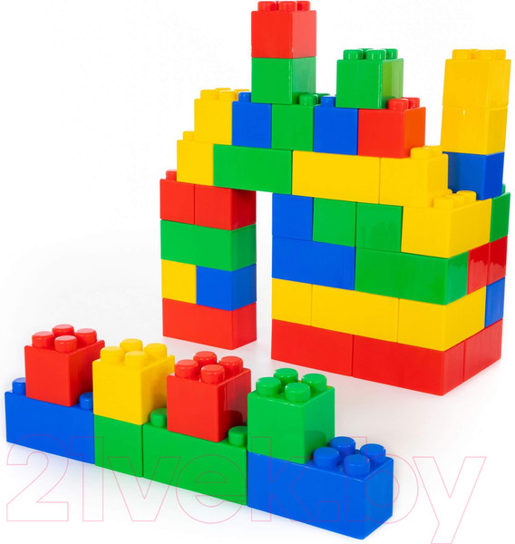 Изображение товара Конструктор Полесье Строительный XXL / 37510 (45эл)