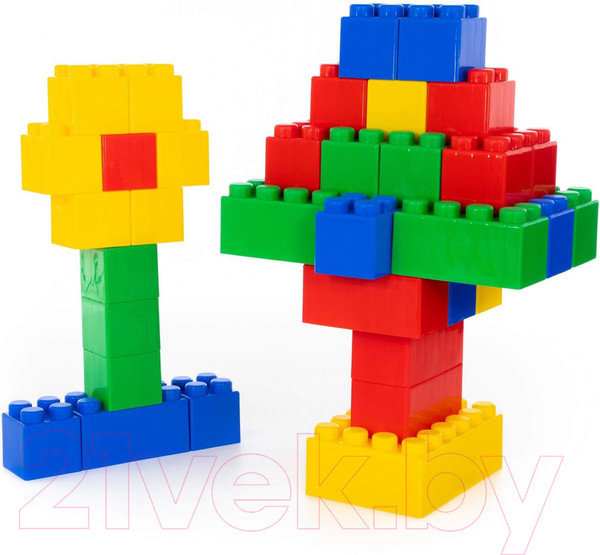 Изображение товара Конструктор Полесье Строительный XXL / 37510 (45эл)