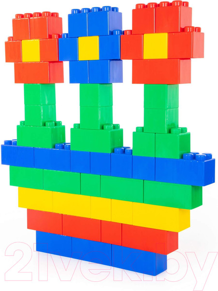 Изображение товара Конструктор Полесье Строительный XXL / 41999 (72эл)