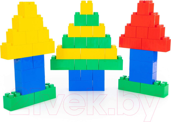 Изображение товара Конструктор Полесье Строительный XXL / 41999 (72эл)