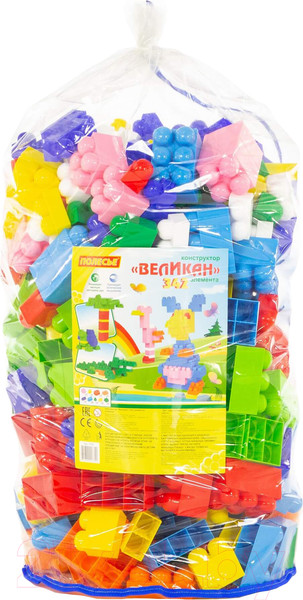 Изображение товара Конструктор Полесье Великан / 7741 (342эл)