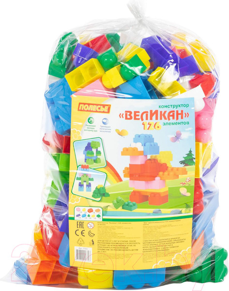 Изображение товара Конструктор Полесье Великан / 7703 (126эл)