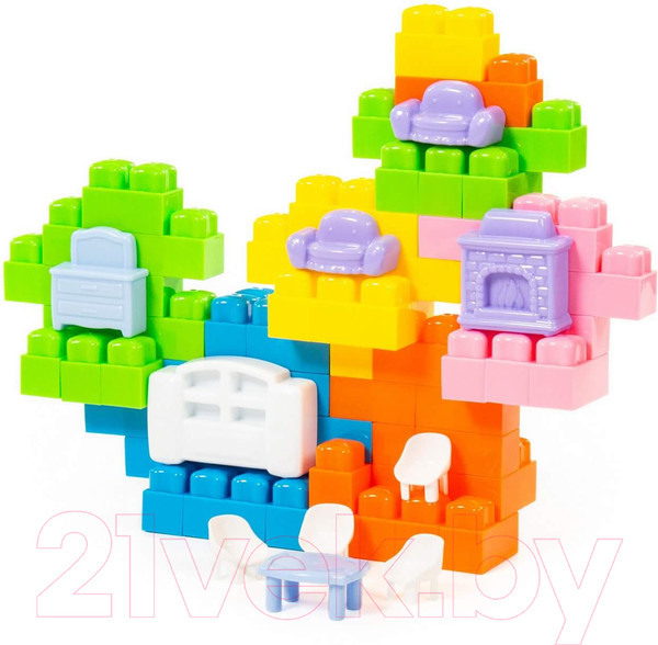 Изображение товара Конструктор Полесье Малютка / 49377 (90эл)