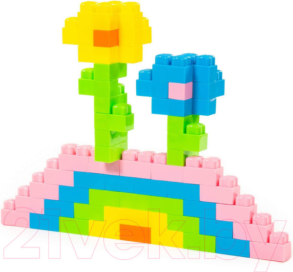 Изображение товара Конструктор Полесье Малютка / 49377 (90эл)