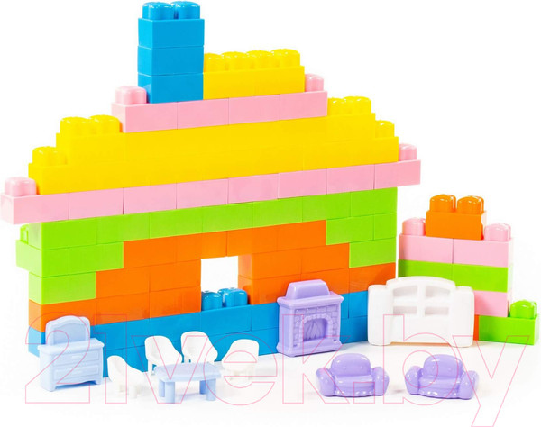 Изображение товара Конструктор Полесье Малютка / 49377 (90эл)