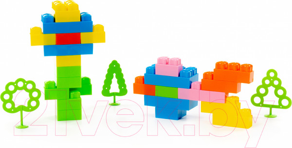 Изображение товара Конструктор Полесье Малютка / 51608 (54эл)