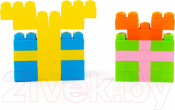 Изображение товара Конструктор Полесье Малютка / 51608 (54эл)