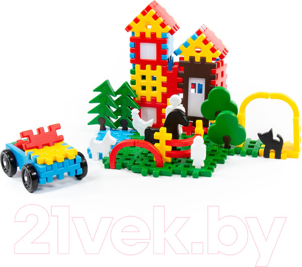 Изображение товара Конструктор Полесье Семья / 4826 (120эл, в коробке)