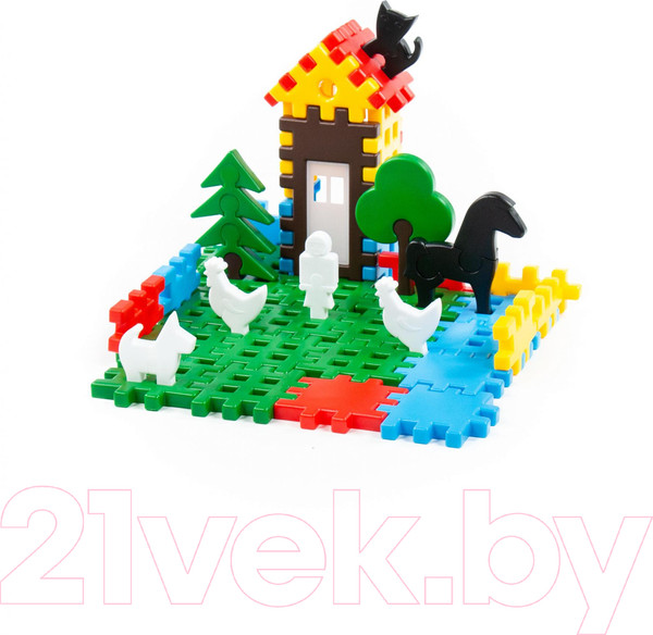 Изображение товара Конструктор Полесье Семья / 4826 (120эл, в коробке)