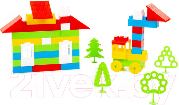 Изображение товара Конструктор Полесье Строитель Средний / 0583