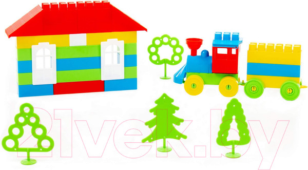 Изображение товара Конструктор Полесье Строитель Средний / 0583