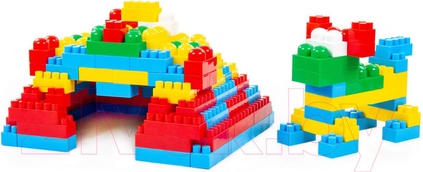 Изображение товара Конструктор Полесье Супер-Микс / 6790 (240эл, в пакете)