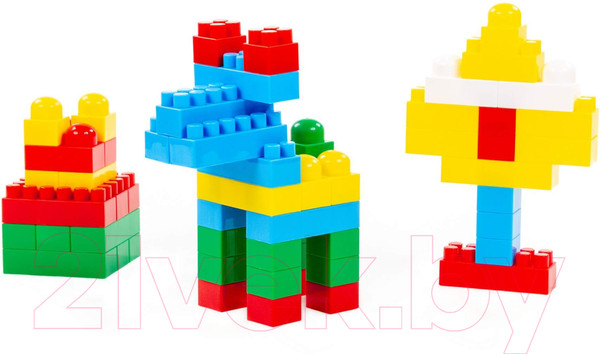 Изображение товара Конструктор Полесье Супер-Микс  / 8039 (144эл, в рюкзаке)